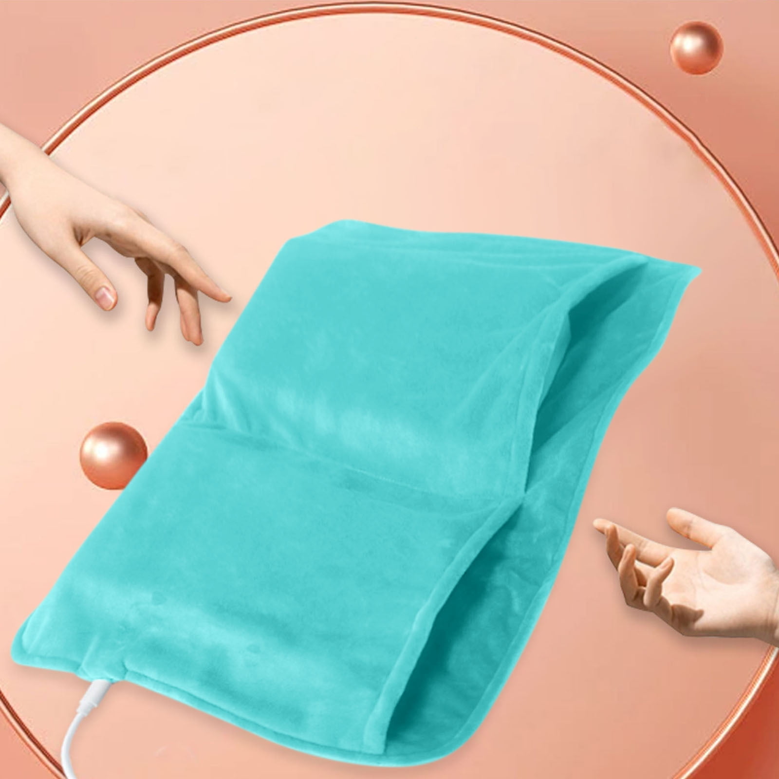 Heated Blanket USB Heating Pad Blanket Made Of Crystal Velvet Portable Winter Multiple Application Scenarios Heat Blanket 23.6x12 Inch Machine Washable