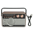 thumbnail image 1 of Altavoz USB recargable con Bluetooth portátil con radio FM/AM/SW para disco U/tarjeta de memoria, 1 of 5