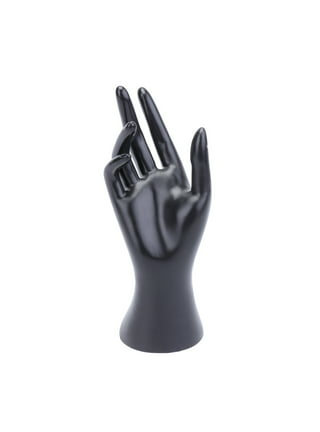 Hand Shaped Ring Holder Jewelry Display Black 7 inch Hand Jewelry Stand