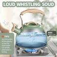 thumbnail image 7 of 1pc Stainless Steel Whistling Teapot & Coffee Pot, No Electricity Needed, 220W, Ideal for Kitchen, Office, Living Room, Afternoon Tea, and Coffee Brewing, 7 of 7