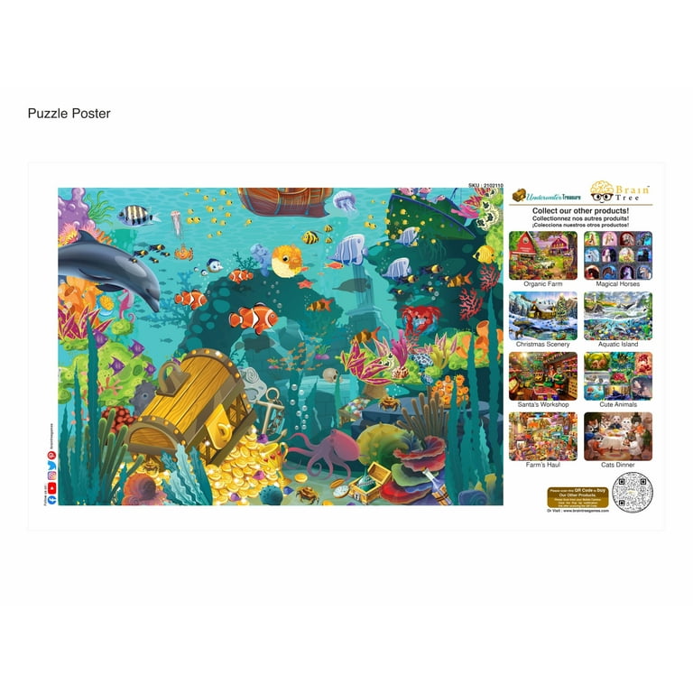 Brain Tree Cute Animals Jigsaw Puzzles 1000 Piece