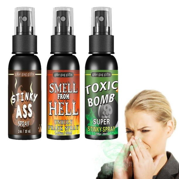 Spray de pet puissant Super odeurs de cadeaux amusants farces pour adultes  ou enfants farce caca blanc
