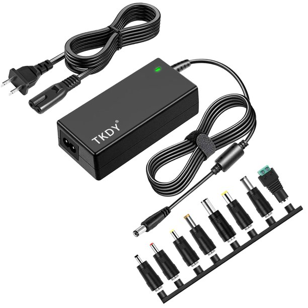 Adaptador de corriente TKDY 24V 2,5A 60W con 8 puntas