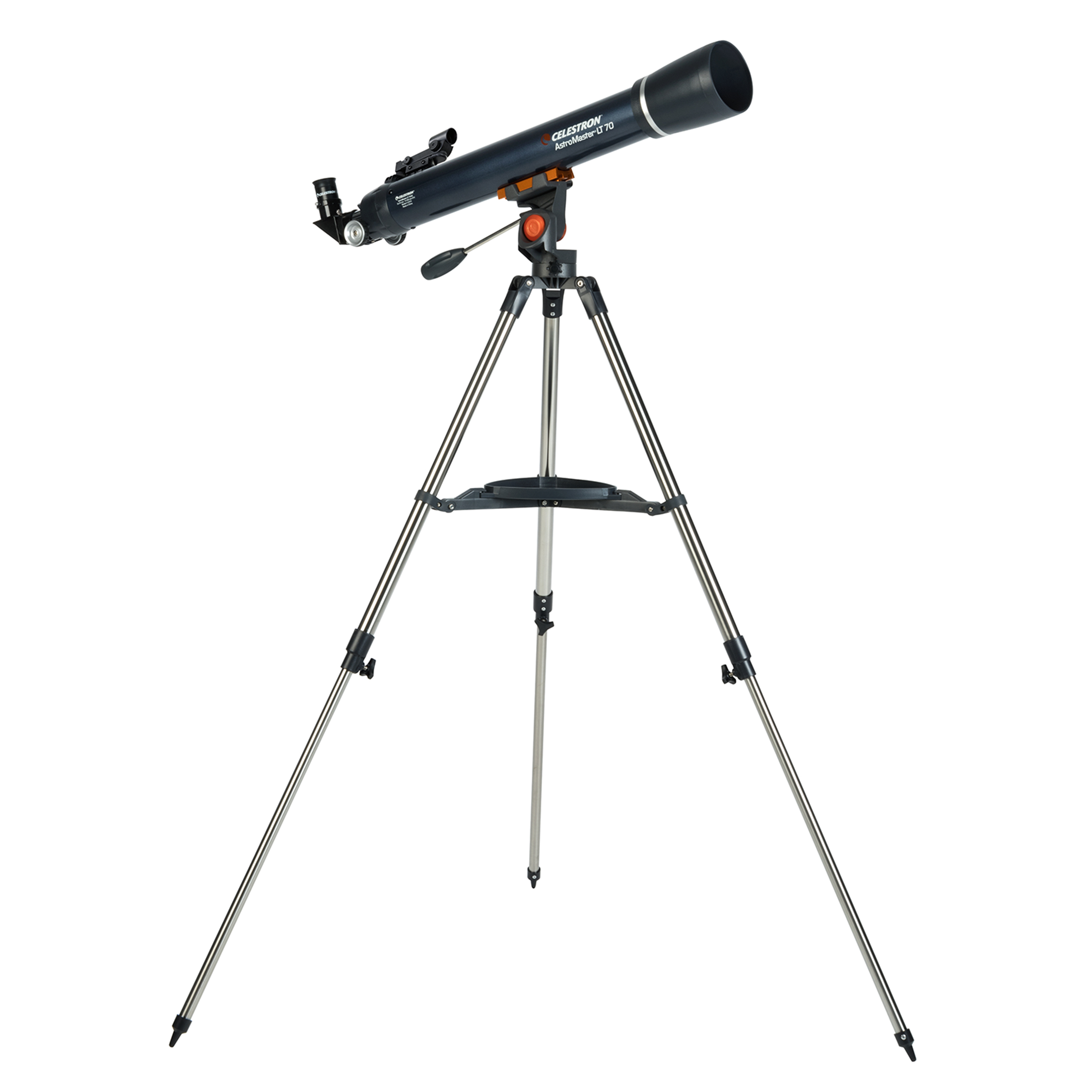 Celestron AstroMaster 70AZ LT Refractor Telescope Kit with Smartphone Adapter and Bluetooth Remote, Ideal Telescope for Beginners, Capture Your Own Images, Tripod plus Bonus Accessories Included - image 4 of 8