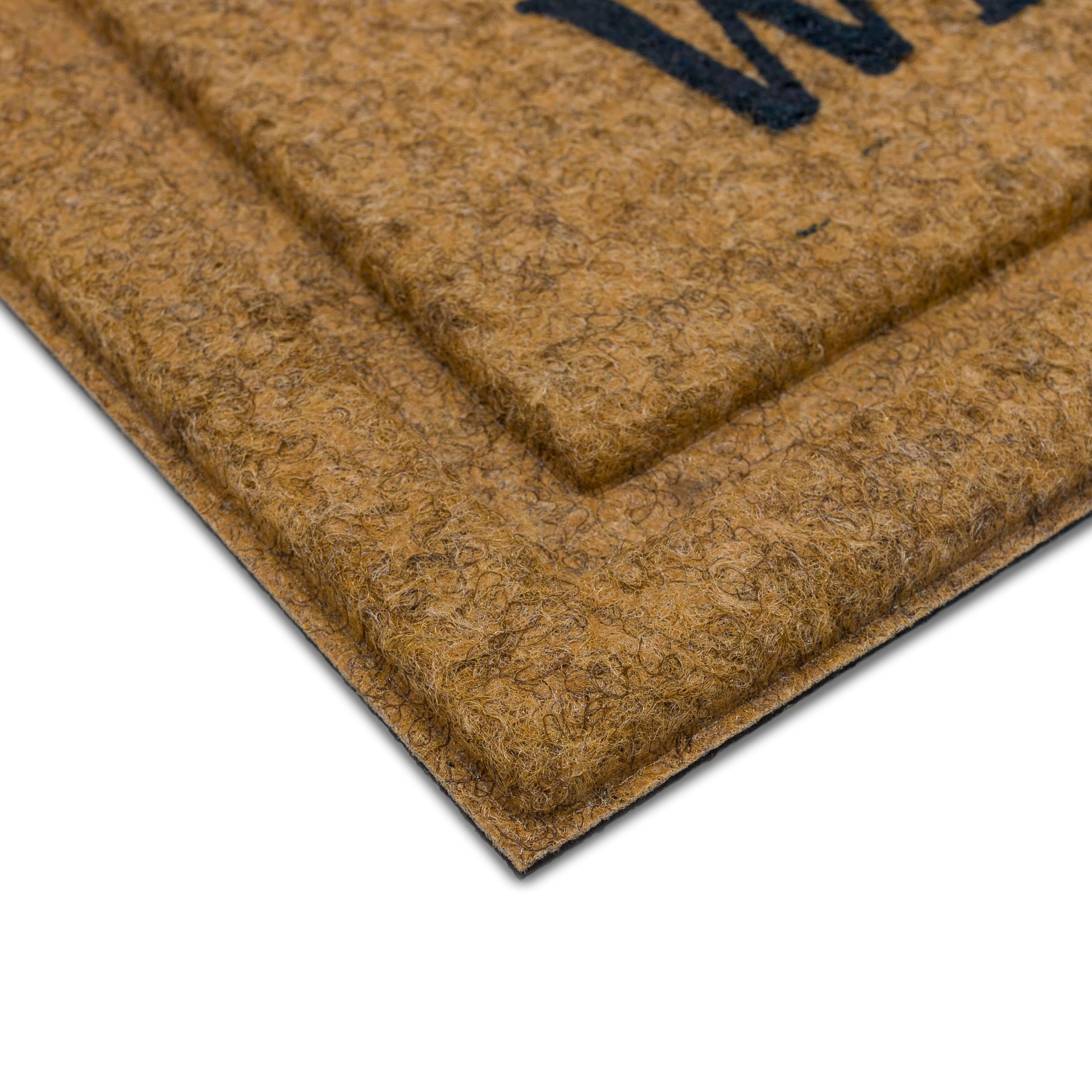 Mohawk Home We're Kind Of a Big Dill All Weather Low Pile Moisture Absorbant Doormat, Tan, 18" x 30"