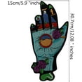 thumbnail image 4 of Magic Hands Patches Embroidered Applique Iron on Patches for Biker Jacket Backpack Decorated Badges 1 Piece, 4 of 5