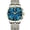 Golden Blue, variant on Automatic Watches for Men Self Winding Mechanical Multifunction Moon Phase Multi Calendar Luminous Fashion Dress Luxury Style Stainless Steel Reloj Para Hombre