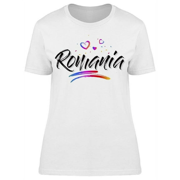 Hearts Romania T-Shirt Women -Image by Shutterstock, Female XX-Large