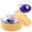 Purple Beads, variant on Dumpling Squishy Beads Blue, Squishy Dumpling Toy, Cute Stress Balls Fidget Sensory Toys, Stocking Stuffers with Food Steamer Stretchy Desk Toys