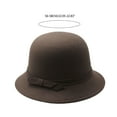 thumbnail image 3 of lanema British Style Windproof Derby Hat Lightweight Trilby Hat for Adult Masquerade, 3 of 14
