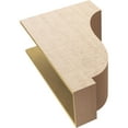 thumbnail image 6 of 12"W x 24"D x 36"H Classic Van Buren Rough Cedar Woodgrain TimberThane Corbel, Primed Tan, 6 of 6
