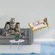 thumbnail image 2 of Figuras decorativas, estatuas, sofá en miniatura, accesorio para casa de muñecas, adorno de resina y madera, pieza decorativa única, ideal para regala, 2 of 8