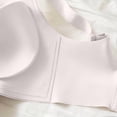 thumbnail image 6 of Womens Wireless T-Shirt Bra, Full Coverage Seamless V-Neck Bras with Adjustable Straps, Light Support Comfort Bra | VerBelle,Purple XL, 6 of 6