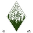 thumbnail image 1 of Forest Mountains Adventure Theme Green - 12" Vinyl Sticker Waterproof Decal, 1 of 1