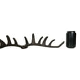 thumbnail image 5 of Cast Iron Western Rustic Comical Deer With Large Antlers 12-Peg Wall Hook Decor, 5 of 6