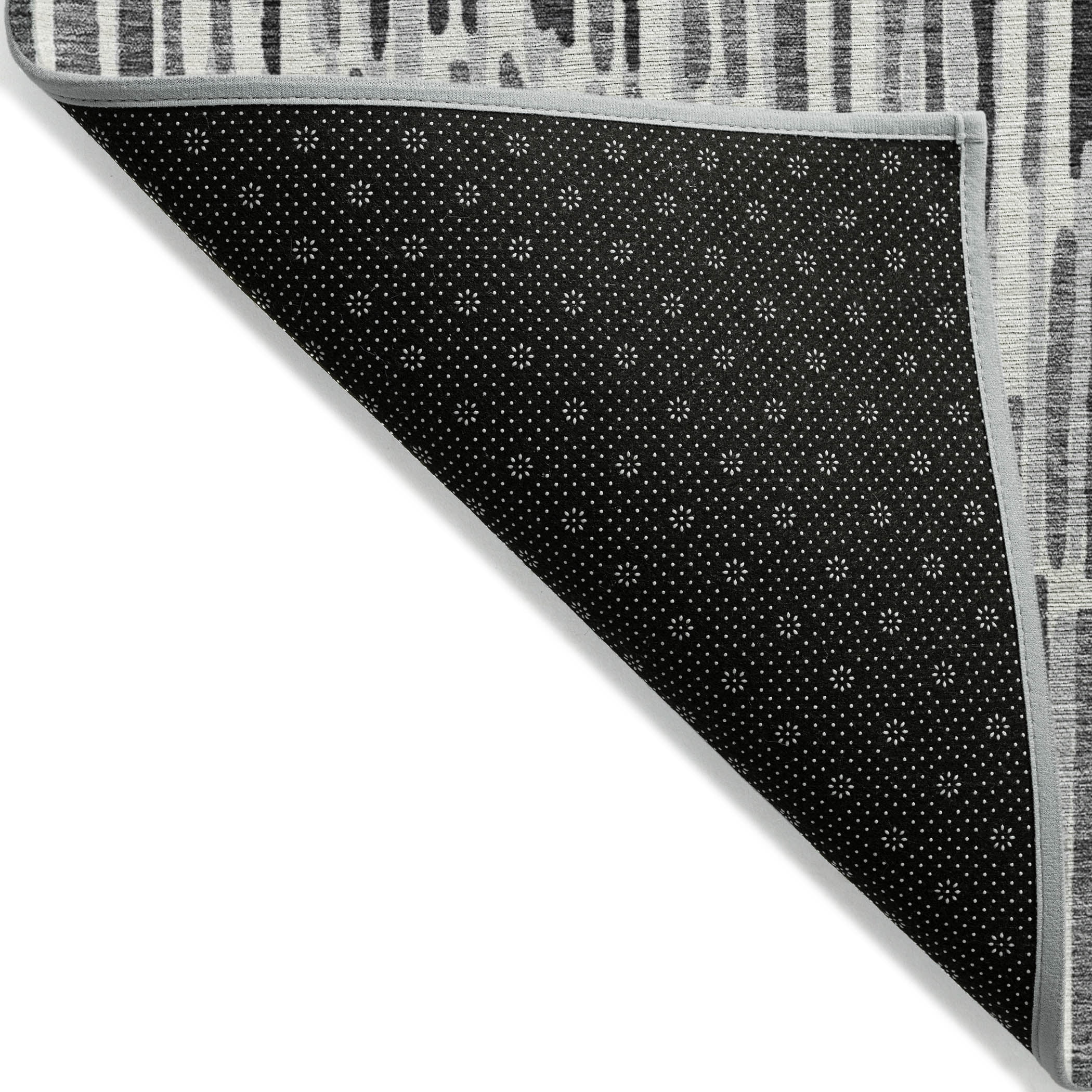 Addison Rugs Chantille Indoor/Outdoor Transitional Lines Gray Washable Runner Rug, 2'3" x 7'6"