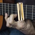 thumbnail image 3 of HEALEEP 4pcs Musical Instrument Slider Bass Guitar Slides Metal Golden Control Enhancement Music Performance, 3 of 8