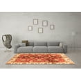 thumbnail image 3 of Ahgly Company Indoor Square Oriental Orange Traditional Area Rugs, 6' Square, 3 of 4