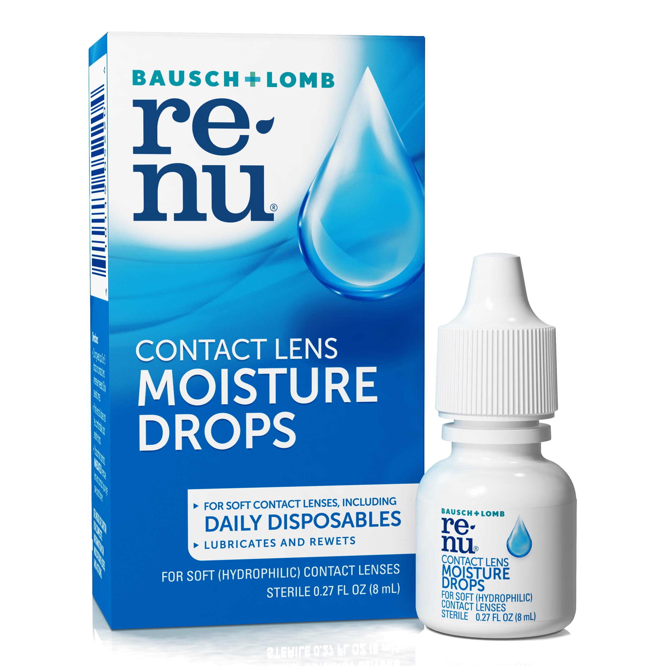 【即納！最大半額！】 Bausch + 8ml Drops Rewetting & Lubricating MultiPlus Renu