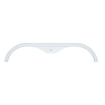 Icon 01237 Tandem Fender Skirt for Travelaire FS211 - Polar White