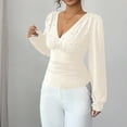 thumbnail image 1 of Haut Thermique pour Femmes à Manches Longues en Molleton Double Face Uni avec Col Mi-Haut, 1 of 5