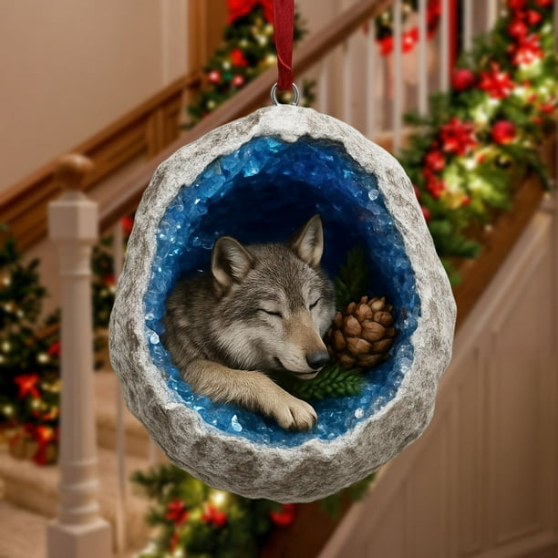 Adornos Navideños de Acrílico | Elegantes Adornos Navideños de Acrílico Transparente de 3 Mm con Bordes Pulidos | Decoración Duradera Que No Amarillea para Pared o Árbol, Ideal para Exhibiciones de T