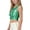 Green, variant on Girls Metallic Crop Top Gold Ruffle Sleeveless Shirt Sparkly Tween Party Outfit Summer Tops for Kids 6-12,Size 5-6T