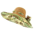 thumbnail image 2 of Women's Sun Protection Beach Cap Patchwork Breathable Fisherman Hat Sun Hat, 2 of 9