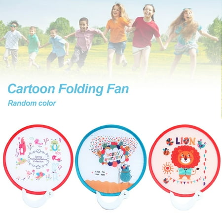 

Topaty Folding fan 10 PCS Round Foldable Fan Pocket Handheld Folding Fans with Pouch