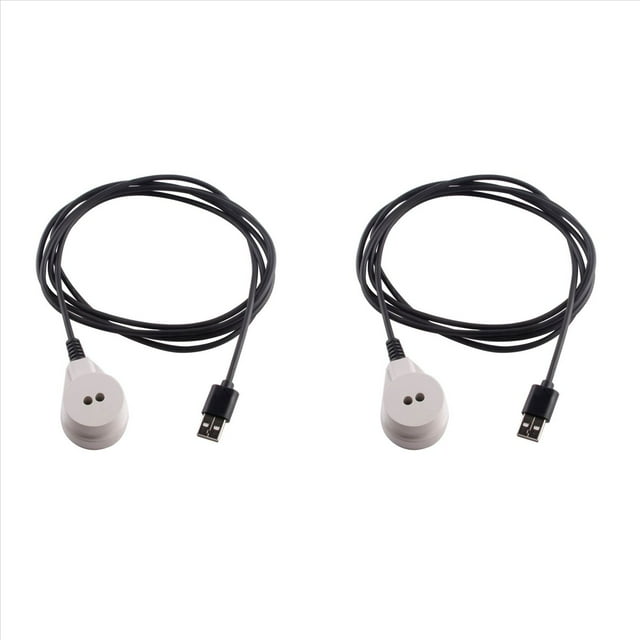 2X Convertidor de USB A Infrarrojo Cercano IRDA Adaptador de Infrarrojo Cercano IRDA Cable de Transmisión de Interfaz Óptica IEC62056/1107/DLMS