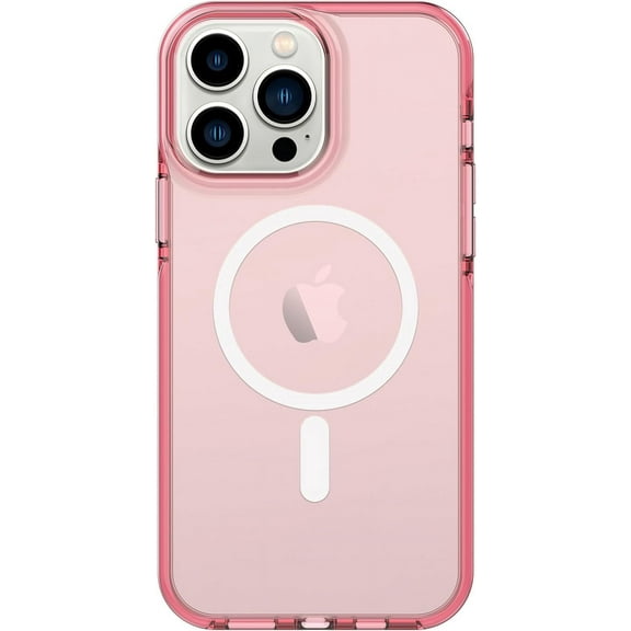 for iPhone 15 Pro Magsafe Case, 6.6ft Drop Protection, Full Body Screen Camera Protective Phone Case, Pink