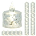 thumbnail image 1 of MesaSe 24PCS Clear Candle Light Transparent Tea Light Decorative LED Crystal Candle Light Simulated Electronic Tealight Flameless Mini Night Light for Table Party Wedding, 1 of 8