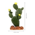 thumbnail image 2 of unbranded Simulated Cactus Ornament Verde De Material Resistente Para De Hogar Y Oficina, 2 of 6