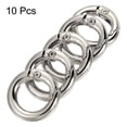 thumbnail image 3 of Unique Bargains Silver Tone Zinc Alloy Round Spring Gate O Ring Snap Clip Buckle (10 Pack), 3 of 5