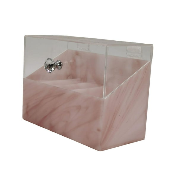 Eyelash Tweezers Holder Tweezers Stand Case, Dustproof Eyelash Container with Cover ,Eyelash Beauty Organizer for Home Salon Lash Extension