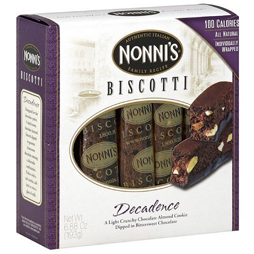 Nonni's Decadence Biscotti, 6.88 oz (Pack of 12)
