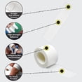 thumbnail image 2 of First Aid Medical 1" Surgical Cloth Tape - 3 Rolls White, 2 of 5