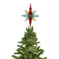 thumbnail image 4 of Northlight 10.75" Lighted Multi Colored Star Tree Topper- Clear Lights, 4 of 4