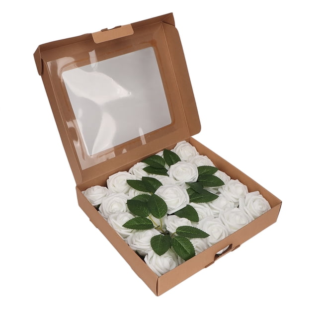 Faux Flowers25Pcs Artificial Flowers Real Faux Roses Artificial Flowers Cutting-Edge Features