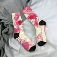 thumbnail image 5 of Rateoe Ace Of Diamonds Lady for Women Casual Calf Socks - Cute Crew Socks - Thin Soft Above Ankle Socks Size 5-11, 5 of 6