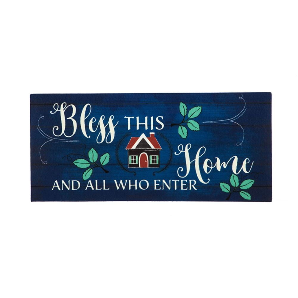 Evergreen Sassafras Switch Mat Bless This Home Shiplap