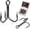 Outward, variant on Treble Hooks #2 Sharp V-Bend Triple Fishing Hooks for Large Hard Baits Replacement 50PCS