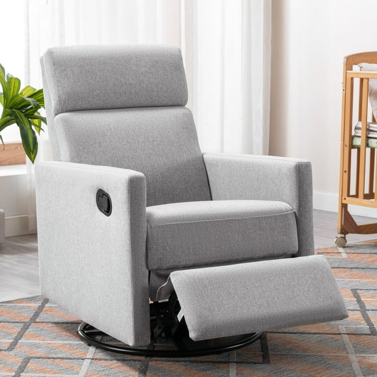Modern swivel top glider chair