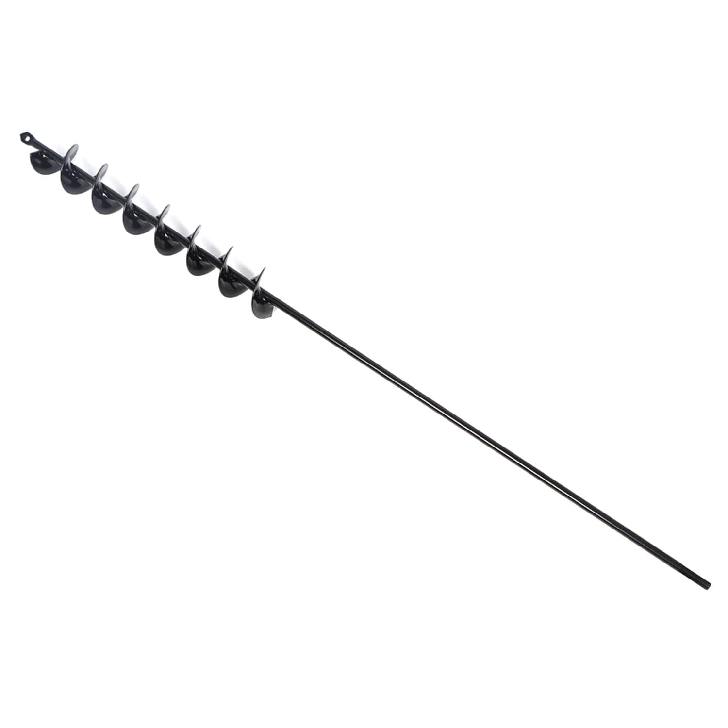 munirater Extended Length Auger Drill Bit Fit for Planting 2 x 32 Inch (Black, Long Blade) for 3/8 Inch Hex Drill