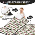 thumbnail image 3 of White Christmas Red Truck and Tree Pattern Toddler Nap Mats for Kids Preschool,50"x20" Sleeping Mat Bag or Kids,Toddler Sleeping Bag,Toddler Nap Mat or Daycare, 3 of 6