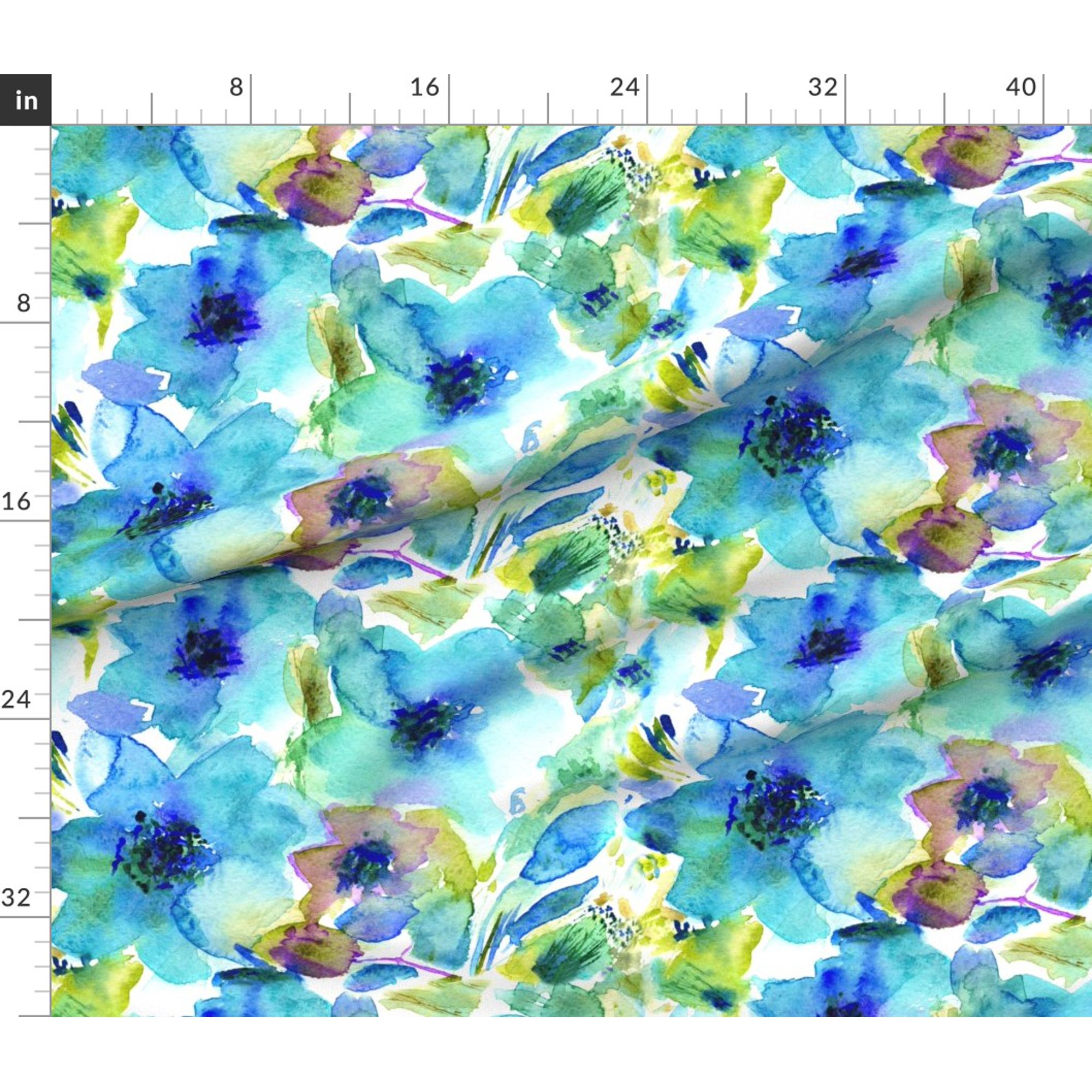 Watercolour Textile Pattern Watercolor Fabric Prints