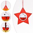 thumbnail image 4 of Inteprter Colgante colgante decoración de árbol de Navidad colgador de pared DIY Prop adorno de puerta diseño lindo boda artesanía de dulce Kits de decoración para fiestas Forma de ángel Inteprter HA070252-04B, 4 of 6