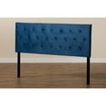 thumbnail image 5 of Baxton Studio Felix Modern and Contemporary Navy Blue Velvet Fabric Upholstered Full Size Headboard,Wholesale Interiors, 5 of 7