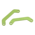 thumbnail image 4 of Barra de amarre de mamparo delantero y trasero de aleación de aluminio, 2 uds., para piezas de coche Traxxas 1/10 MAXX 2,0 RC, color verde YUNYI BRAND  Deportes, 4 of 8