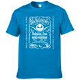 thumbnail image 1 of Camiseta de pesadilla antes de Navidad, Camiseta de algodón puro para hombre, camiseta con cara de Jack Skellington, camiseta informal de calle a la moda, camiseta grande F117, 1 of 4
